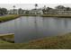 Serene pond with lush landscaping at 214 Elmwood Cir # 214, Seminole, FL 33777