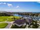 Aerial view of golf course, marina, and clubhouse at 2795 Kipps Colony S Dr # 104, St Petersburg, FL 33707