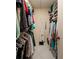 Walk-in closet with ample shelving and hanging space at 2795 Kipps Colony S Dr # 104, St Petersburg, FL 33707