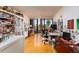 Home office with wood floors and water views at 2795 Kipps Colony S Dr # 104, St Petersburg, FL 33707