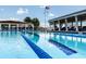 Lap lanes with cabanas and marina view at 2795 Kipps Colony S Dr # 104, St Petersburg, FL 33707