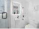 Clean bathroom with modern vanity and shower at 3031 W Asbury Pl, Tampa, FL 33611