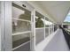 Clean hallway with access to unit 224 at 3100 Hartford N St # 224, St Petersburg, FL 33713
