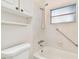 Bathroom with shower/tub combo at 402 Dorchester Pl # 28, Sun City Center, FL 33573