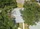 Aerial view of a gray asphalt shingle roof at 402 Dorchester Pl # 28, Sun City Center, FL 33573