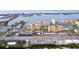 Aerial showing waterfront property at 4455 Duhme Rd # 303, St Petersburg, FL 33708