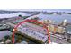 Aerial view of building near canal at 4455 Duhme Rd # 303, St Petersburg, FL 33708