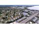 Aerial view of building near canal at 4455 Duhme Rd # 303, St Petersburg, FL 33708