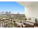 Relaxing balcony boasting stunning city skyline views at 450 Knights Run Ave # 705, Tampa, FL 33602