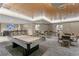 Game room with pool table and bar area at 450 Knights Run Ave # 705, Tampa, FL 33602