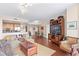 Spacious living room with hardwood floors and ample natural light at 450 Knights Run Ave # 705, Tampa, FL 33602