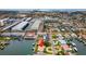 Wide aerial view of the property and surrounding area at 4500 38Th S St, St Petersburg, FL 33711
