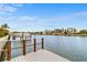 Wooden dock offering scenic water views at 4500 38Th S St, St Petersburg, FL 33711
