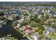 Home situated on canal, neighborhood view at 5215 Dover Ne St, St Petersburg, FL 33703