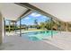 Inviting swimming pool with patio and canal views at 5215 Dover Ne St, St Petersburg, FL 33703