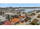 Aerial view of waterfront home with pool and boat access at 560 64Th Ave, St Pete Beach, FL 33706