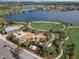 Aerial view of community park with playground and seating at 6320 Cliveden Ct, Apollo Beach, FL 33572