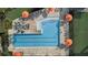 L-shaped community pool with plenty of lounging space at 6320 Cliveden Ct, Apollo Beach, FL 33572