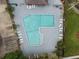 L-shaped community pool with plenty of lounge chairs at 915 Burlwood St, Brandon, FL 33511