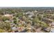 A beautiful aerial view of neighborhood featuring mature trees and residential homes at 979 11Th S Ave, St Petersburg, FL 33705