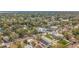 Property's aerial view showcasing neighborhood and city skyline at 979 11Th S Ave, St Petersburg, FL 33705