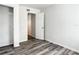 A bedroom with ample closet space and fresh, clean flooring at 979 11Th S Ave, St Petersburg, FL 33705