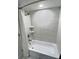 Clean bathroom with a bathtub and shower combination at 1001 S Bayshore Blvd # 205, Safety Harbor, FL 34695