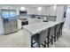 Modern kitchen with stainless steel appliances and an island at 1001 S Bayshore Blvd # 205, Safety Harbor, FL 34695