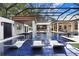 Luxury pool and patio area with multiple lounging options at 16220 Villarreal De Avila, Tampa, FL 33613