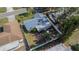 House with backyard, patio furniture, and a large yard at 2589 Redwood Cir, Clearwater, FL 33763