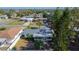 Aerial view showing house location and neighborhood context at 2589 Redwood Cir, Clearwater, FL 33763
