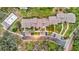 Aerial view of condo building and pool at 40 Aster Pl, Oldsmar, FL 34677