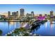 Night view of St. Petersburg waterfront skyline at 5641 94Th N Ter, Pinellas Park, FL 33782