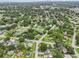 Aerial view showing neighborhood near the coast at 6108 Pershing Ne St, St Petersburg, FL 33703