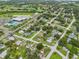 Aerial view of neighborhood with community center and athletic facilities nearby at 6108 Pershing Ne St, St Petersburg, FL 33703