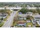 Aerial view of a light blue house and its surroundings near a highway at 704 E Broad St, Tampa, FL 33604