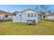 Backyard view with detached garage at 704 E Broad St, Tampa, FL 33604