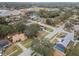 Aerial view of the neighborhood showing the location of the house with a pool at 7101 69Th N St, Pinellas Park, FL 33781