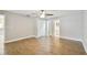 Bright bedroom featuring tile floors and a ceiling fan at 7101 69Th N St, Pinellas Park, FL 33781