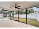 Screened porch overlooking backyard at 7101 69Th N St, Pinellas Park, FL 33781