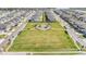 Aerial view of community park and playground at 7678 Notched Pine Bnd, Wesley Chapel, FL 33545