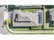 Aerial view of house showcasing pool and backyard at 7678 Notched Pine Bnd, Wesley Chapel, FL 33545