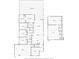 Two-story home floor plan with multiple bedrooms, bathrooms, and Gathering room at 7678 Notched Pine Bnd, Wesley Chapel, FL 33545