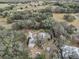 Aerial view of the property showing the house and trees at 8575 Carey Rd, Lithia, FL 33547