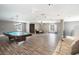 Spacious game room featuring a pool table and ample space at 8575 Carey Rd, Lithia, FL 33547