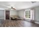 Game room with pool table and seating area near a window at 8575 Carey Rd, Lithia, FL 33547