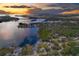 Expansive aerial view of waterfront property and surrounding area at 8839 W Millpoint Rd, Riverview, FL 33578