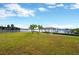 Spacious backyard with lush grass and waterfront access at 8839 W Millpoint Rd, Riverview, FL 33578