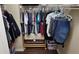 Walk-in closet with ample hanging space and shelving at 8999 Founders Cir, Palmetto, FL 34221