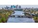 Aerial view of cityscape with river and bridge at 1110 W Coral St, Tampa, FL 33602